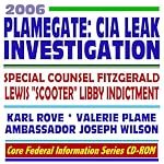 2006 Plamegate: CIA Leak Investigation, Special Counsel Fitzgerald, Lewis �Scooter� Libby Indictment, Karl Rove, Valerie Plame, Ambassador Joseph Wilson book cover