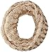Calvin Klein Women's Metallic Cable-Knit Infinity Scarf