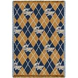 NCAA George Washington Colonials 69'' x 48'' Argyle Jacquard Woven Blanket Throw