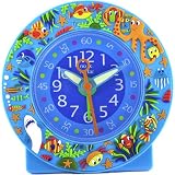 【 ベビーウォッチ / babywatch 】◆ ZIP アラームクロック / オーシャン ocean [正規輸入品］ ( 子供用 目覚し時計 置き時計 フランス 学習時計 Baby Watch Paris ）