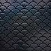 Mystic Hologram Jumbo Fish Scale Stretch Spandex Black 58 Inch Fabric by The Yard (F.E.