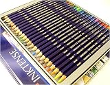 Derwent Inktense Watersoluble Ink Pencils- Set of 24 Colors