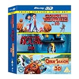 Cloudy With a Chance of Meatballs/ Monster House / Open Season Triple Pack (Blu-ray 3D)[Region Free]