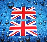 UNITED KINGDOM UNION JACK FLAG Triumph Sticker Pair