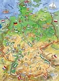 Ravensburger 12603 - Mauseschlau & B�renstark: Einmal quer durch Deutschland - 200 Teile XXL Puzzle - 