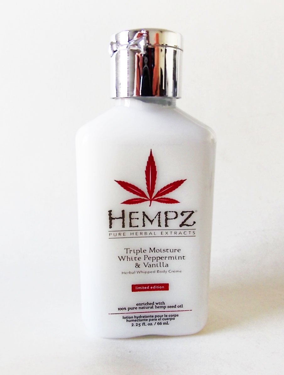 Hempz Triple Moisture White Peppermint Vanilla Body Lotion Moisturizer