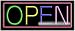 Open (Multicolor) Neon Sign (13