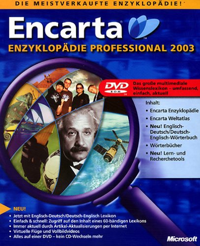 Encarta Enzyklopädie Professional 2003 DVD