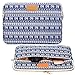 CoolBELL 11.6 Inch Laptop Sleeve Case Cover with Elephant Pattern Ultrabook Sleeve MacBook Canvas Bag for Ultrabook/Tablet/MacBook Pro/MacBook air/Surface RT/Surface Pro2/3/women/men,Blue