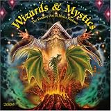 Wizards & Mystics: The Fantasy Art of Myles Pinkney 2009 Wall Calendar 12 X 12