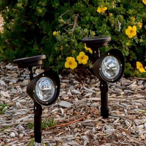 HKYH LED Solar Powered Garden Landscape Light Outdoor Light for Landscape, Garden, Driveway, Pathway, Yard, Lawn, Etc. Solar Energy Exterior Lighting