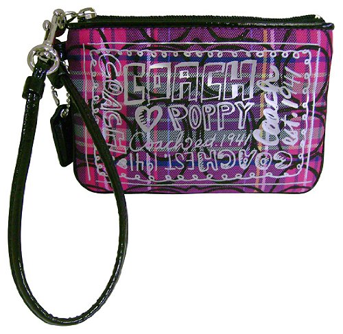 Coach Tartan Wristlet