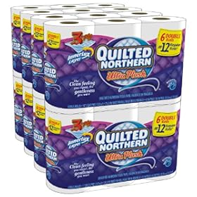 48-Count Quilted Northern Ultra Plush Double Rolls Toilet Tissue $22.74