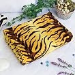 [Animal Tiger] Coral Fleece Throw Blanket (59.1 by 78.7 inches)