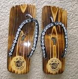Size 9, 9M, 10, 10M Japanese Kimono Wooden Sandals Geta Shoes