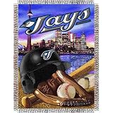 Toronto Blue Jays MLB Woven Tapestry Throw (Home Field Advantage) (48x60")"