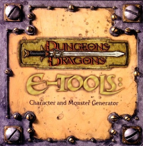 Dungeons and Dragons E-Tools Character and Monster Generator