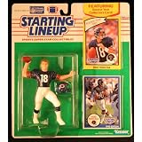 MIKE TOMCZAK / CHICAGO BEARS 1990 NFL Starting Lineup Action Figure & 2 Exclusive NFL Collector Trading Cards