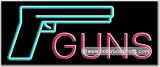 Guns, Logo Neon Sign