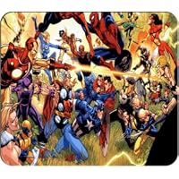 DC Comics Marvel Retro Mouse Pad