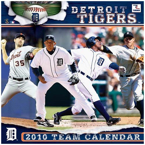 Detroit Tigers 2010 12x12 Team Wall Calendar