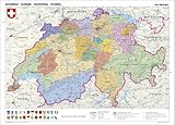 Schweiz politisch - Stiefel Eurocart