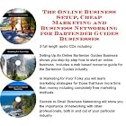 The Online Business Setup, Cheap Marketing, Business Networking for Bartender Guides... by J Bowman J Orr
