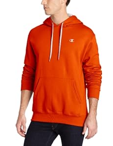Champion Eco Fleece Pullover Hoodie, Rust, Large