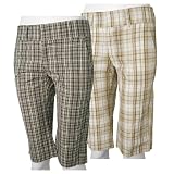 Billy Blues Women's Knee Length Plaid Shorts