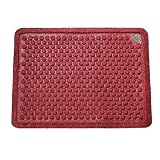 Dr. Doormat Antimicrobial Treated Doormat 18-Inch by 24-Inch, Autumn Red