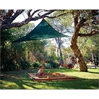 Coolaroo 336455 11 Ft10 Inch Inch Triangle Shade Sail in Brunswick Green