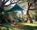 Coolaroo 336455 11 Ft10 Inch Inch Triangle Shade Sail in Brunswick Green