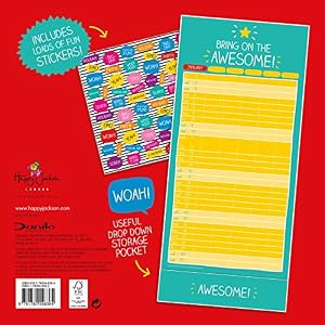 Official Happy Jackson Family Organiser 2016 Square Wall Calendar (Family Planner) (Square Planner)