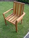 Garden Stacking Armchair - FREE DELIVERY