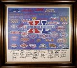 Super Bowl XL Framed Autographed 35 Signatures Giclee