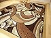 AS Quality Beige Cream Contemporary Modern Brown Rug (Large 8x11)