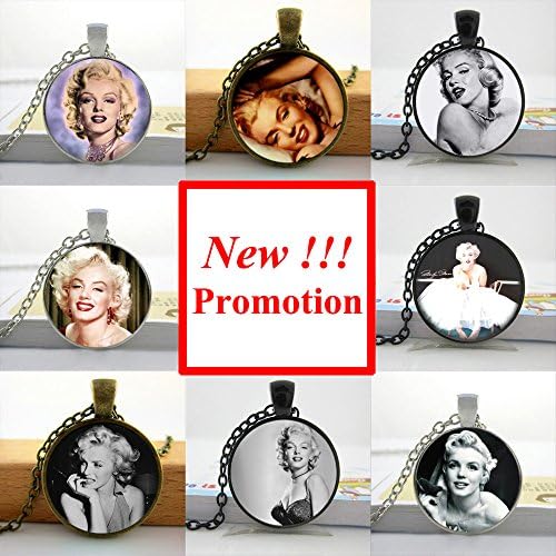 Pretty Lee 2015 New Fashion Marilyn Monroe Necklace Marilyn Monroe Pendant Personalized Picture Necklace