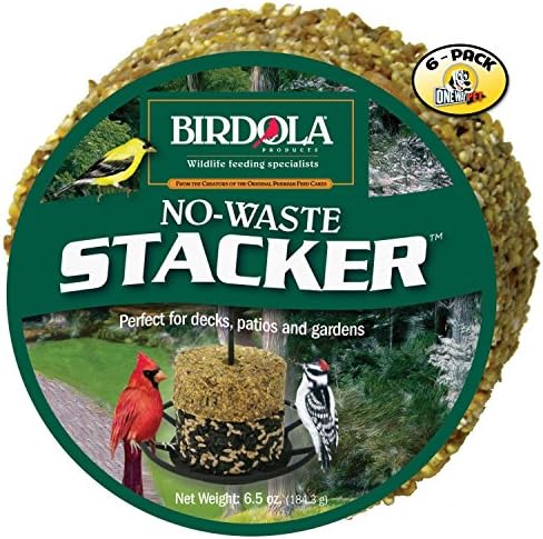 Birdola No-Waste Wild Bird Seed Stacker 6.5 ounce - 6 PACK