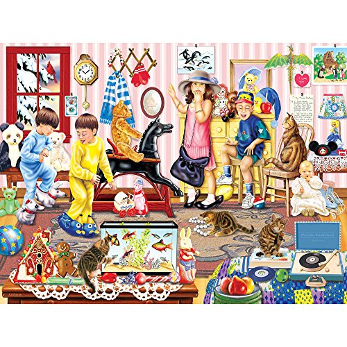 Bits and Pieces-Saturday Morining in Sissy's Room - 300 Piece Jigsaw Puzzle
