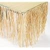 Tiki Bar Raffia Table Skirt - Thatch