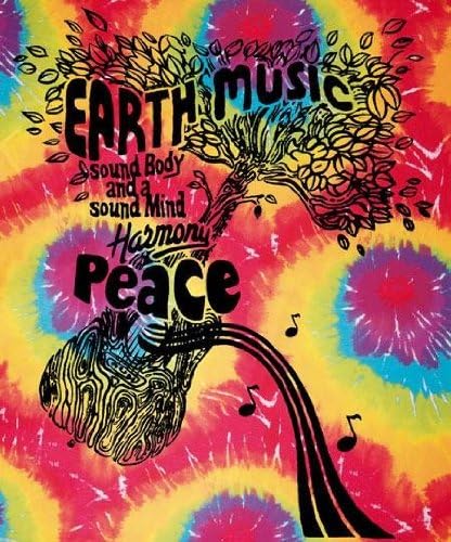Hippie Tie Dye Tapestry Earth Music Peace TD98