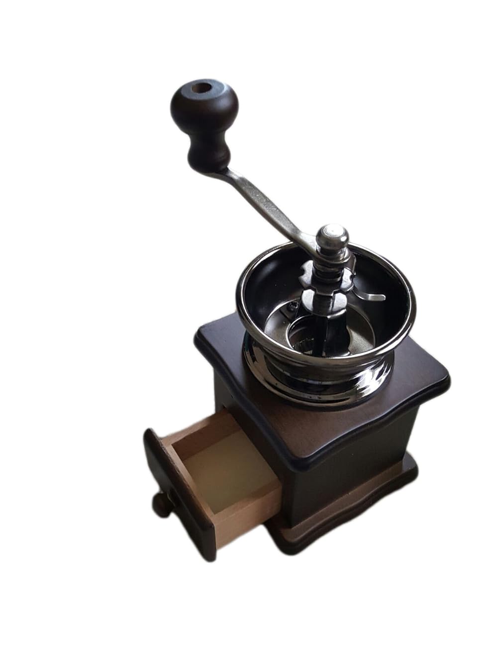 Premium Adorable Manual Hand Coffee Bean Grinder of Solid Beech Wood