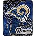 NFL Team 50-Inch by 60-Inch Plush Raschel Throw Roll Out Design