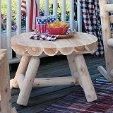 Cedar Log Coffee Table