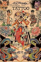 Ed Hardy - Tattoo Poster - Japanese Tattoo (Size: 24'' x 36'')