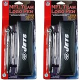 Pro Specialties New York Jets Team Logo Fine Writing Pens (Set of 2)