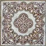 Marble Mosaic Stone Geometric Art Tile Wall Floo, 48
