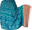 Embroidered Shawls Tie & Dye Pattern in Wool Fabric 80 x 35 inches (tdswl334)