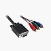 Electronics : SVGA to 3 x RCA/Component Cable 1.5m