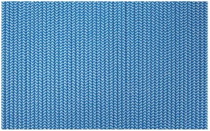 SipSticks Paper Drinking Straws Biodegradeable 50 Pack - Malibu Blue Chevron